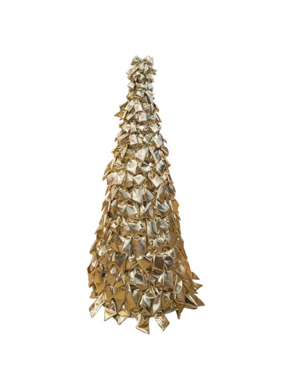 TANNE SCHLEIFEN GOLD GLÄNZEND DIA 35CM X 120CM
