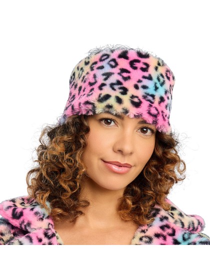 MULTICOLOR LEOPARD ELASTIC HEADBAND ONE SIZE