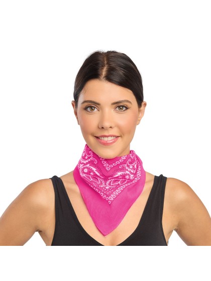 BANDANA ROSE FUCHSIA 54CM X 54CM