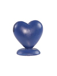 8 RESIN BLUE HEART SHAPE CARD HOLDER 
