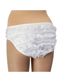 CULOTTE RUCHE BLANC M