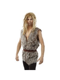 GILET PELUCHE VIKING LONG BRUN L