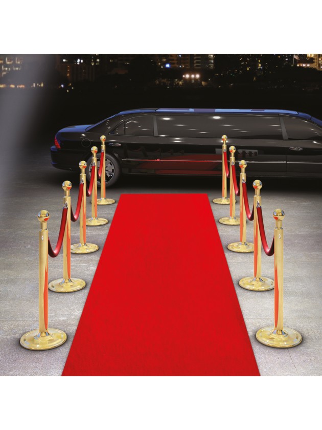 TAPIS ROUGE LUXE 1M X 5M