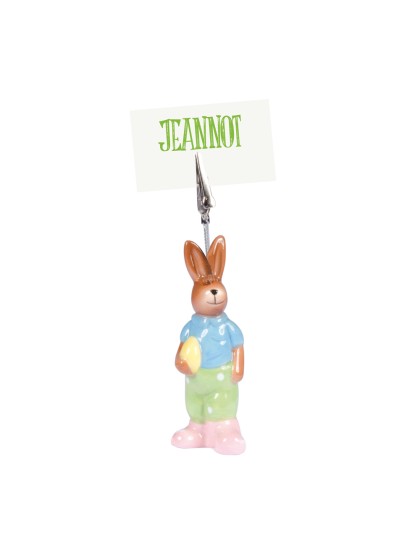 MARQUE-PLACE LAPIN CERAMIQUE  12CM