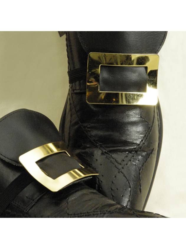 SHOE BUCKLE METAL GOLD 