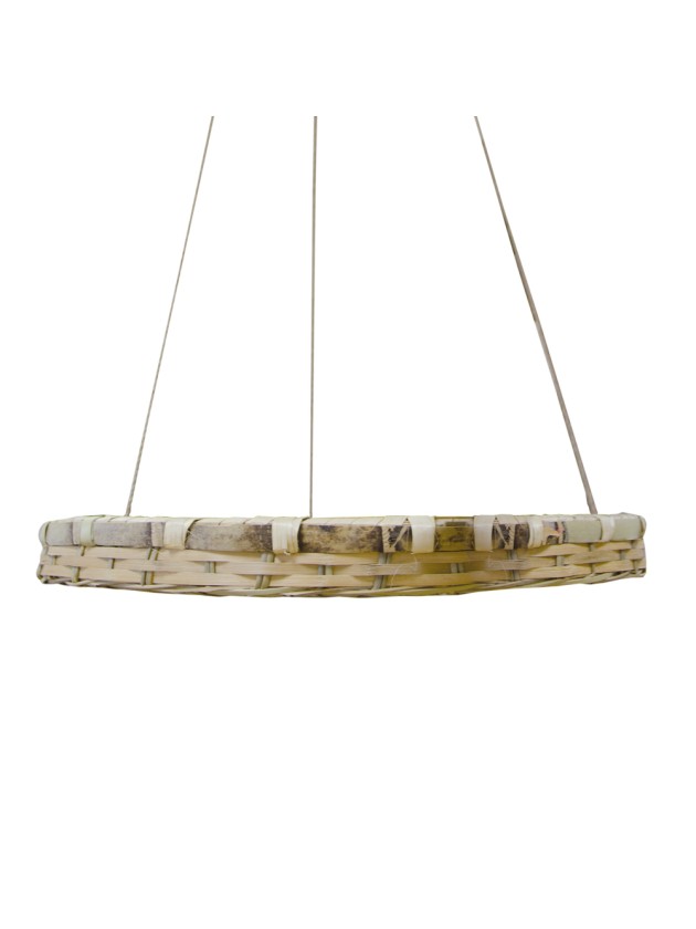 HANGING ROUND WOODEN STRUCTURE 54CM X 5CM