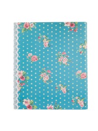 GÄSTEBUCH 60 SEITE THEME SHABBY BLAU 24CM X 20CM