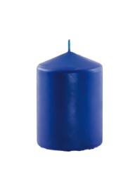 BOUGIE CYL BLEU ROI 6CM X 10CM
