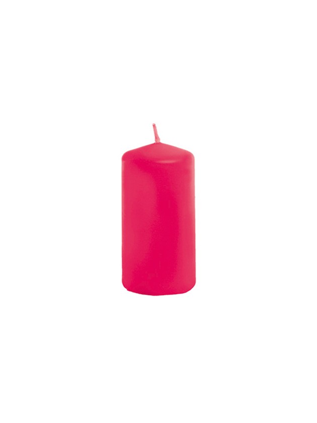 BOUGIE CYL FUCHSIA 4CM X 6CM