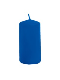 ROYAL BLUE PILLAR CANDLE 4CM X 6CM