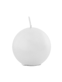 KERZE KUGEL WEISS DIA 6CM