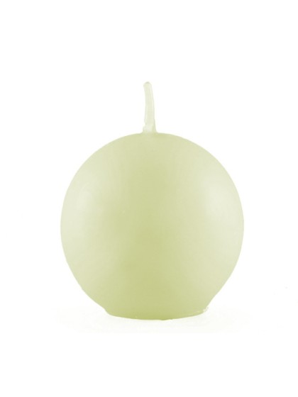KERZE KUGEL ELFENBEIN DIA 6CM