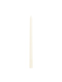 SET OF 2 PEARLY WHITE TAPER CANDLES 30CM