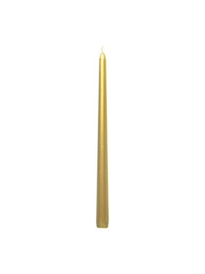 SET 2 FACKELKERZEN GOLD METALL 30CM