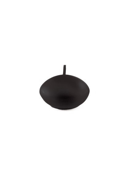 SET 6 SCHWIMMKERZEN SCHWARZ DIA 4.7CM