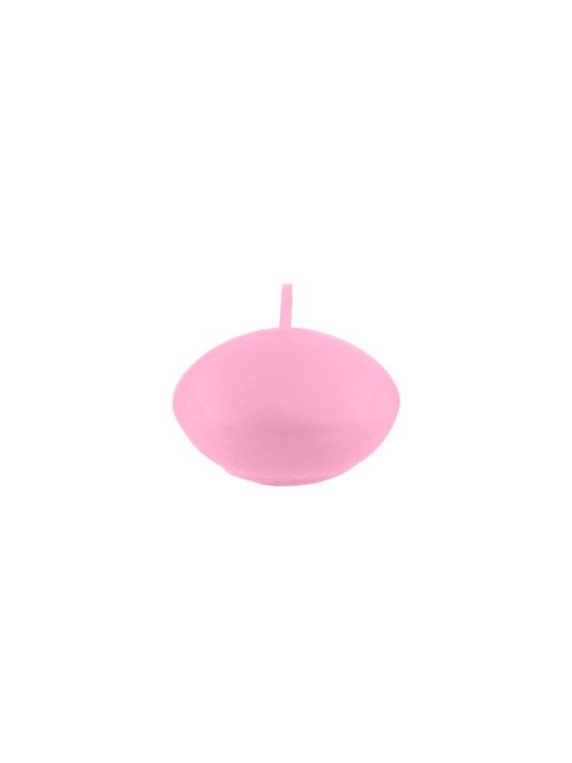 SET 6 SCHWIMMKERZEN ROSA PALE DIA 4.7CM