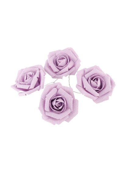 SET 4 ROSA LAVENDEL 5.5CM