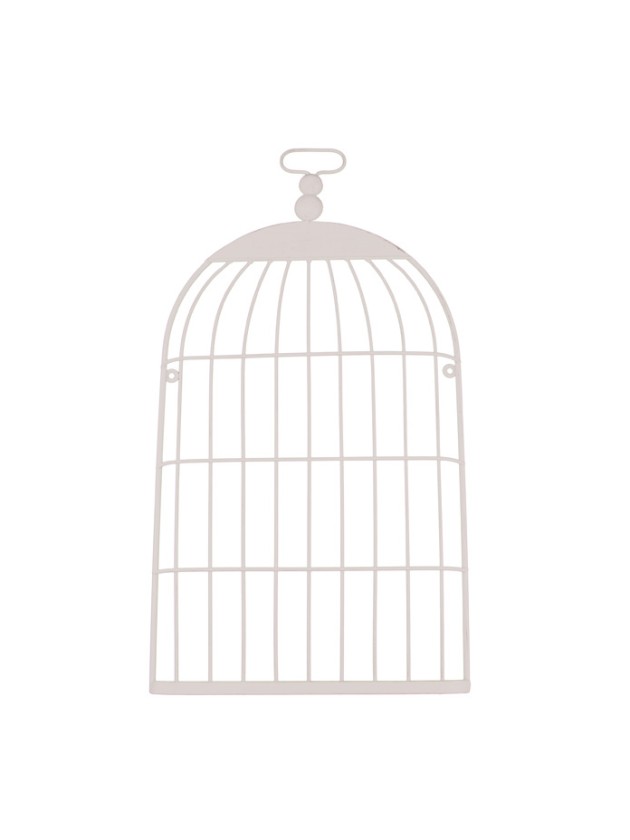 CAGE A OISEAUX METAL PLATE 30CM X 56CM X 3CM