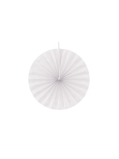 SET 4 EVENTAILS BLANC DIA 20CM