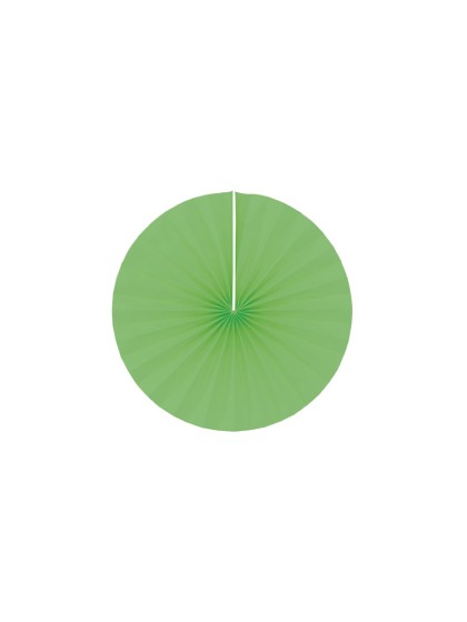 SET 4 EVENTAILS VERT LIME DIA 20CM