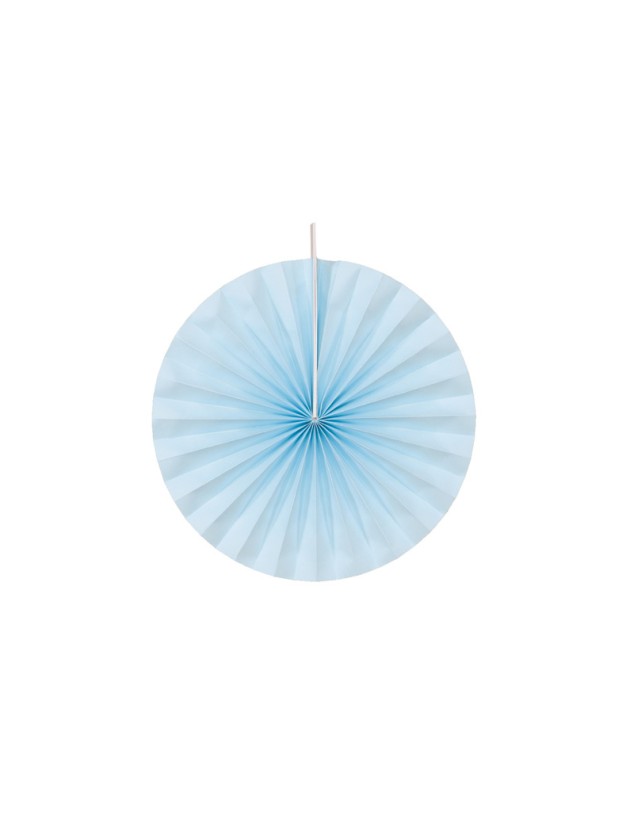 SET 4 EVENTAILS BLEU PASTEL DIA 20CM