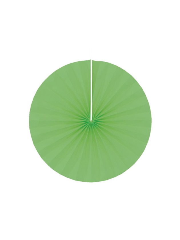 SET 4 EVENTAILS VERT LIME DIA 40CM