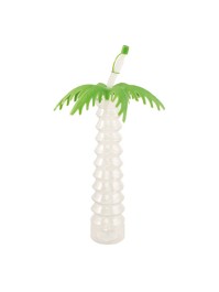 BEHÄLTER PALME MIT STROH DIA 8.8CM X 27CM