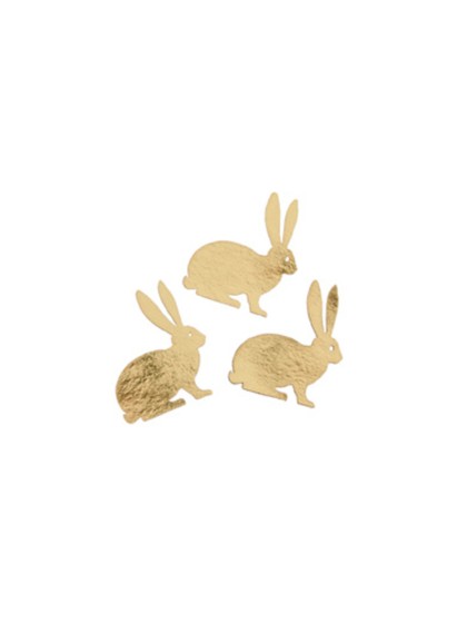 SET 8 LAPINS PAPIER A DISPERSER 3CM X 3.5CM