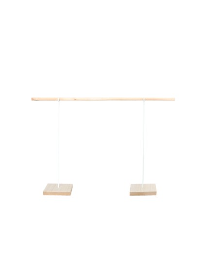 WOODEN/METAL TABLE CENTER 60CM X 12CM X 40CM