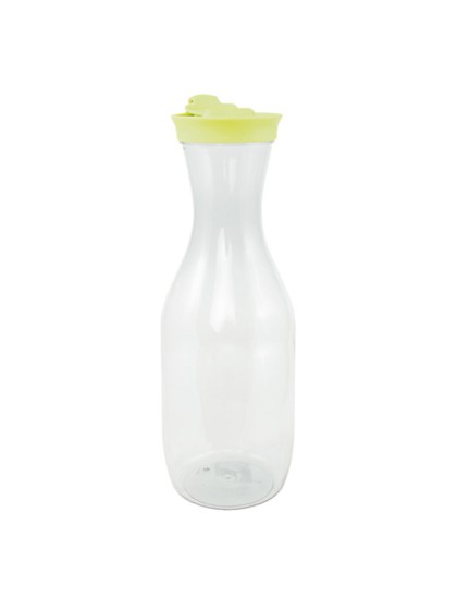 FLASCHE PLAST TRANSP STOPFEN GRÜN 1.5L