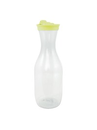 FLASCHE PLAST TRANSP STOPFEN GRÜN 1.5L