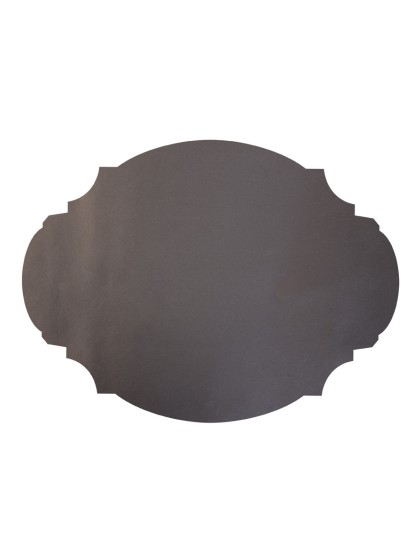 12 SETS DE TABLE KRAFT NOIR 80GSM 40CM X 30CM