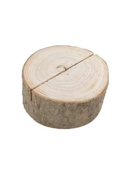 PORTE MENU RONDIN BOIS DIA 6CM X 4CM