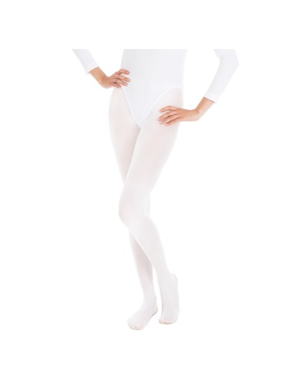 COLLANT 60 DENIER BLANC S-M