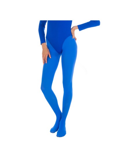 COLLANT 60 DENIER BLEU S-M