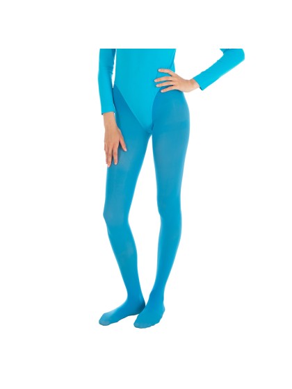 COLLANT 60 DENIER TURQUOISE XXL-XXXL