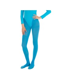 COLLANT 60 DENIER TURQUOISE XXL-XXXL