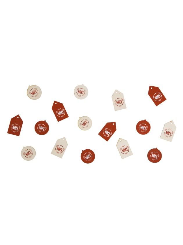 SACHET 16 BOULES BOIS A DISP MOD ASS 3CM X 5CM