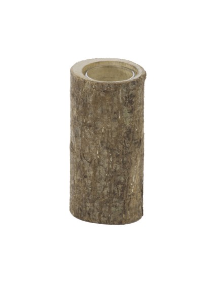 BOUGEOIR TRONC VERRE DIA 6/7CM X 14CM