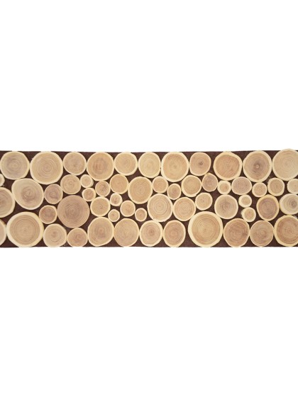 CENTRE TABLE RONDINS NATUREL 80CM X 15CM