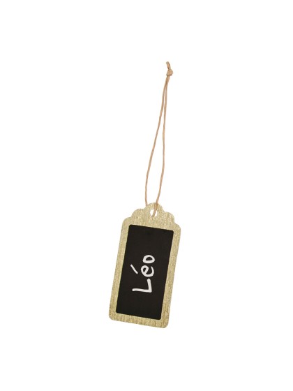 SET 6 ETIQUETTES CLASSIQUES BRILLANTES CHAMP AV LIEN 4CM X 6CM