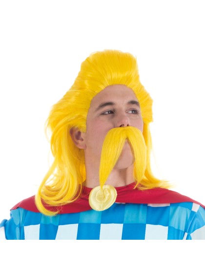 CACOFONIX MUSTACH + WIG SET - ASTERIX® 