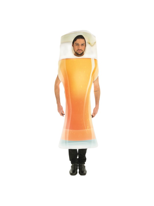 BEER GLASS COSTUME ONE SIZE