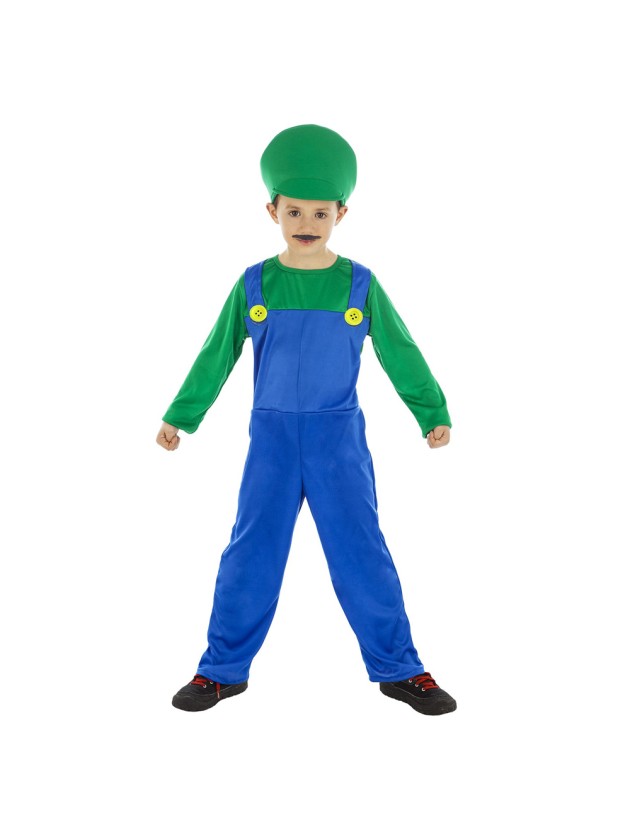 PLOMBIER ENFANT VERT 2 PIECES 128CM