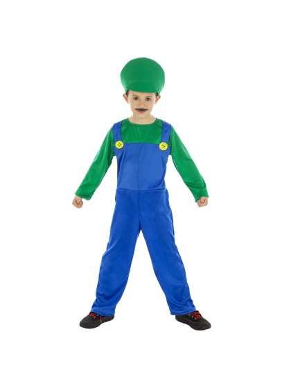 PLOMBIER ENFANT VERT 2 PIECES 140CM
