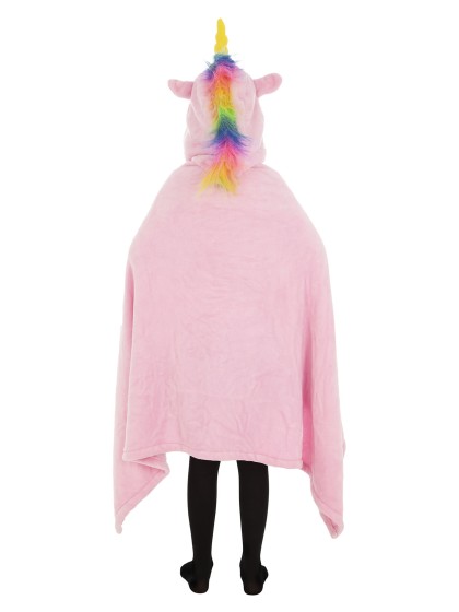 PINK UNICORN CAPE CHILD 