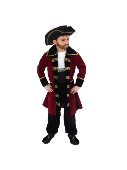 PIRATE CAPTAIN EDWARD 4 PIECES 116CM