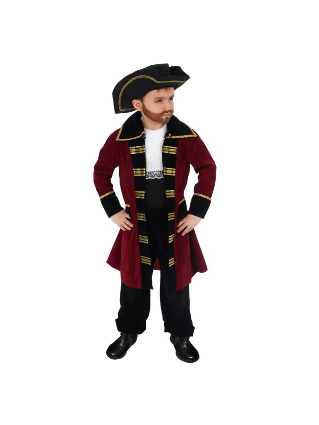 PIRATE CAPTAIN EDWARD 4 PIECES 128CM