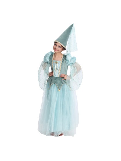 PRINZESSIN ADELIA BLAU LUXUS 2 TEILE 152CM
