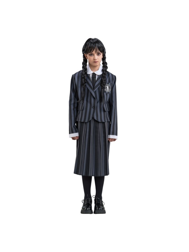 WEDNESDAY © SCHOOL UNIFORM BLACK / GREY 3 PIECES 140CM